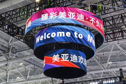 Meiyad Three-layer Lifting Circular LED Screen