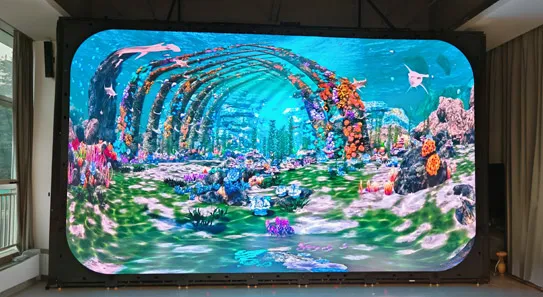 Shenzhen Polytechnic University Immerisive LED CAVE-R Screen