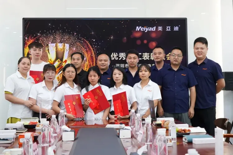 Excellent employees of the back office department and department leaders