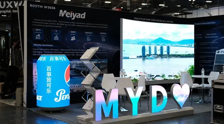 Meiyad Presents Creative LED Displays at InfoComm 2024
