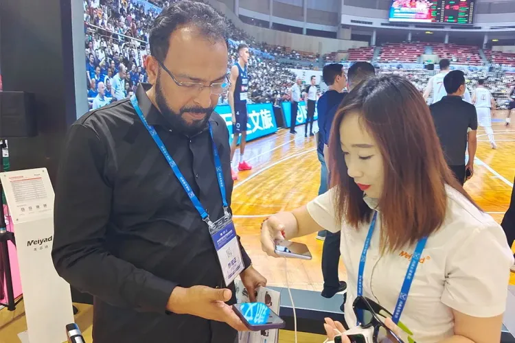 First Day of Metaverse Expo, Meiyad CAVE-R Immersive XR LED Screen Shines Throughout the Venue!