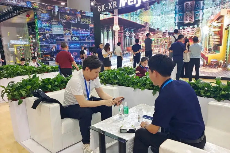 First Day of Metaverse Expo, Meiyad CAVE-R Immersive XR LED Screen Shines Throughout the Venue!