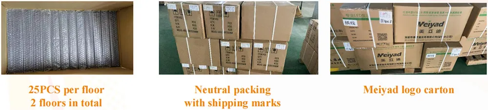 50PCS per carton, accessories in another carton
