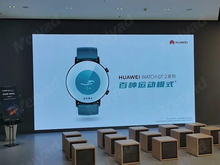 Meiyad P1.25 Fine Pixel Pitch HD LED Display Screen in Wuhan 5400mm X 3037mm