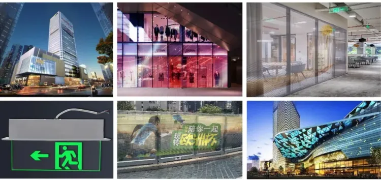 Applications of Transparent Glass LED Display