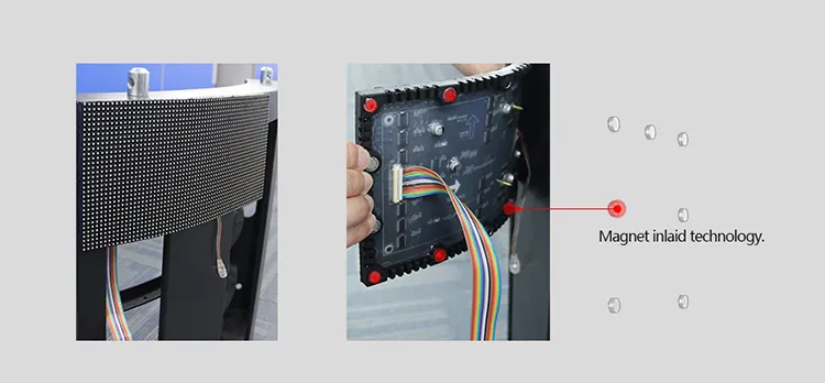 Meiyad outdoor flexible LED screen, easy to maintain