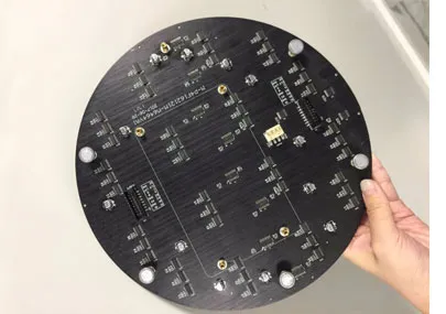 Double Sided Custom Round P4 LED Logo Sign