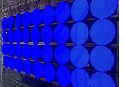 Double Sided Custom Round P4 LED Logo Sign