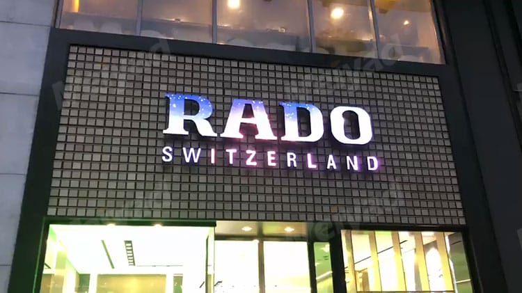 Beijing RADO Watch Brand Shop Outdoor P4 Letter LED Sign