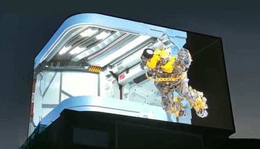 Naked-eye 3D Outdoor LED Video Wall in Urumqi