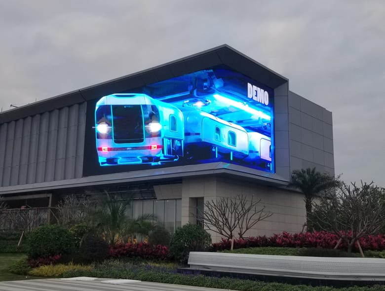 Zhuhai Real-Estate Sales Center P8 Outdoor 3D LED Display