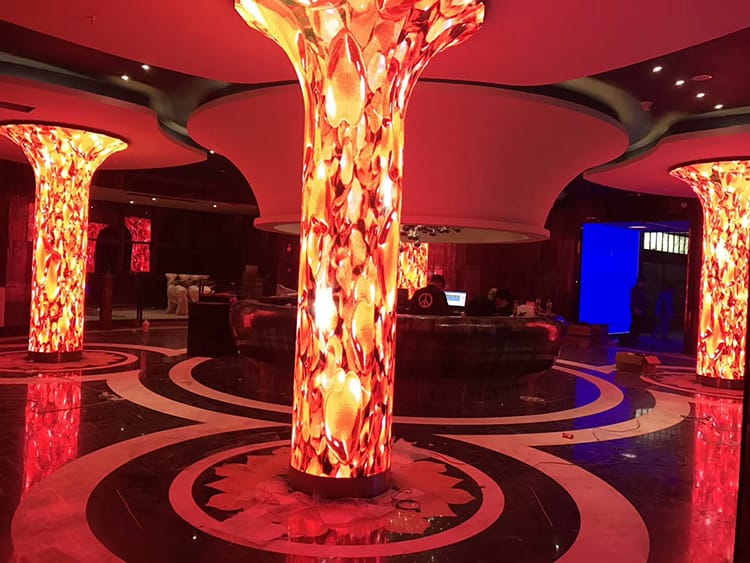 P4 Indoor Flexible LED Display in Emperor KTV, Taizhou, Zhejiang