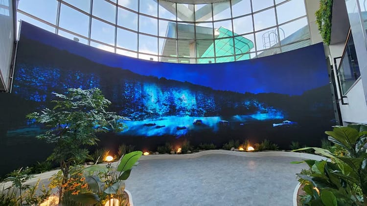 P2.5 Arc Curved Flexible LED Wall in South Korea